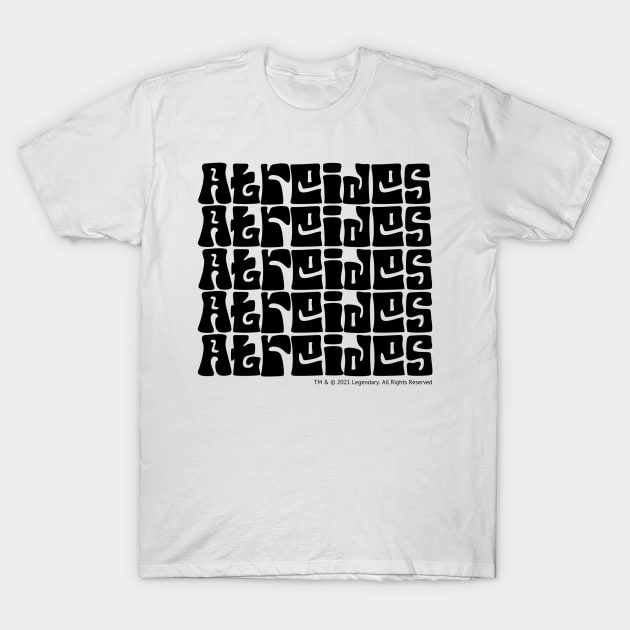 Atreides Typography - Dune T-Shirt by Slightly Unhinged